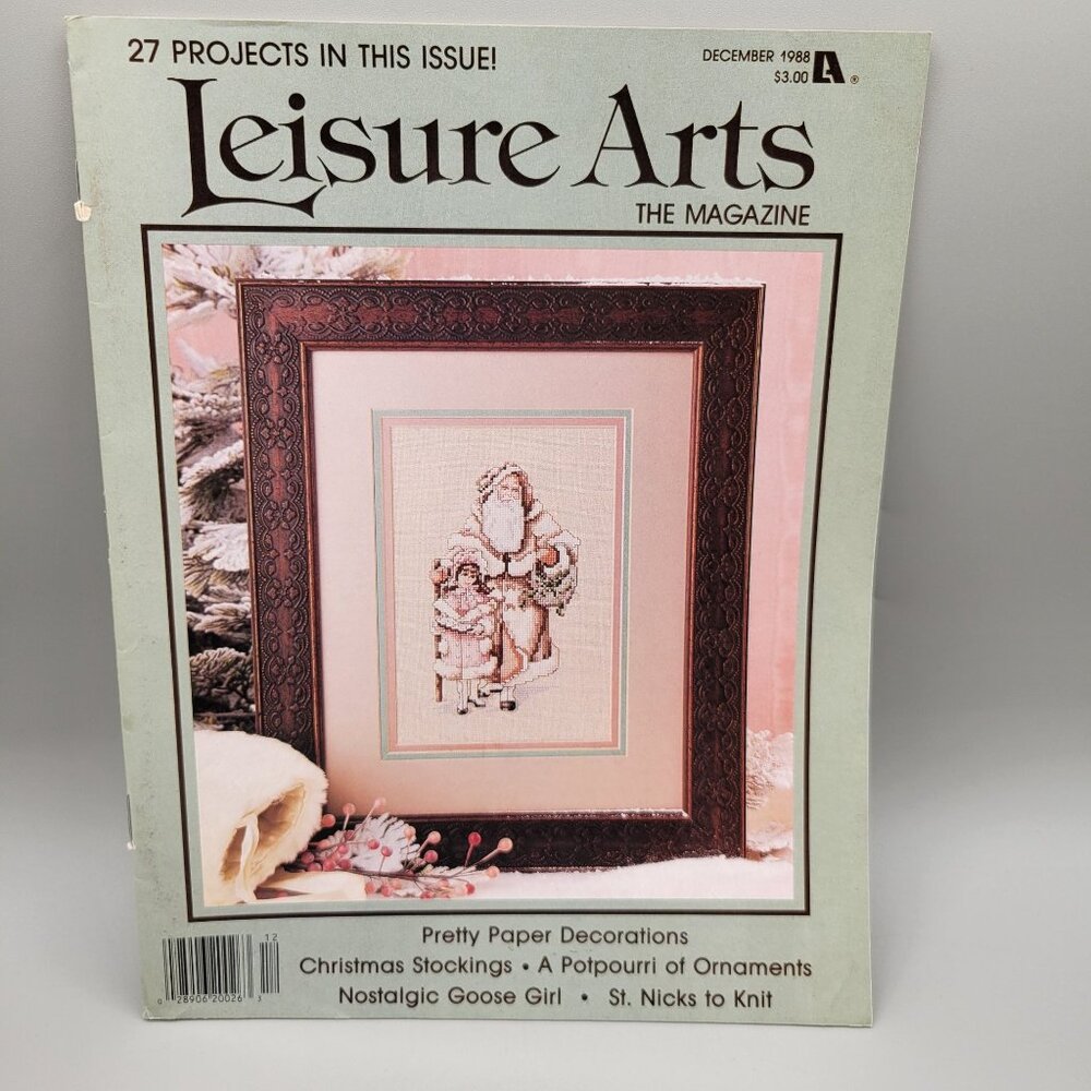 Leisure Arts Craft Book Knit Crochet Paper Projects Cross Stitch